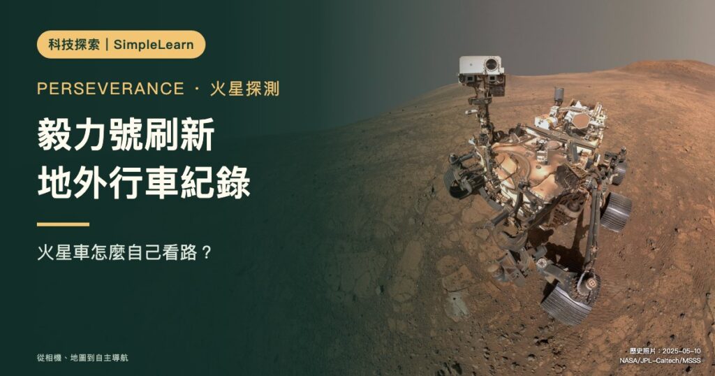 毅力號刷新地外行車紀錄:火星車如何自己看路、決定怎麼走?